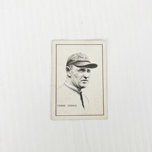 Vintage 1950 Callahan Hall of Fame Frank Chance Baseball Trading Card